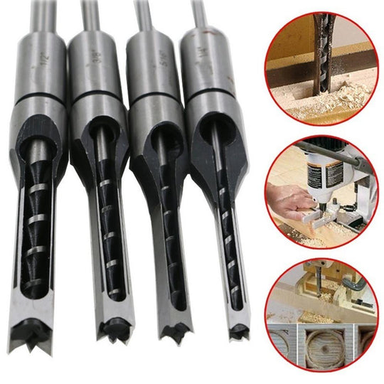Brocas para Furos Quadrados com Suporte Adaptador