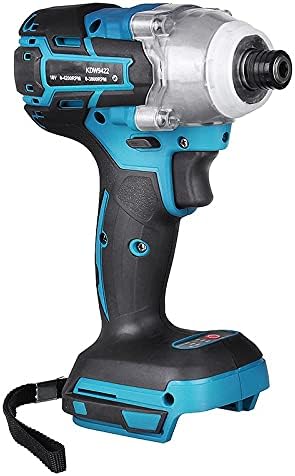 Chave de impacto elétrica com bateria de lítio e acessórios.