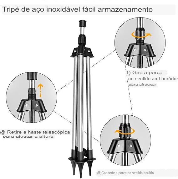 Aspersor de tripé giratório